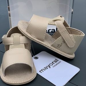 New Mayoral Baby Brown Velcro Soft Sole Sandal
